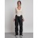 Semi -combinezone ski insulated female winter, size 42, black color