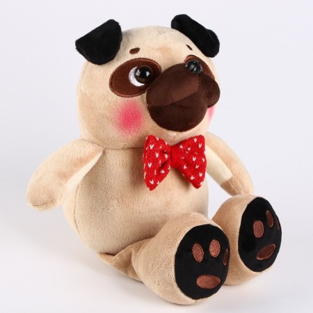 Soft toy "Bonya", butterfly tie-4
