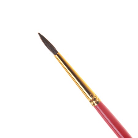 Pony brush, round No. 3, "gamma"-1