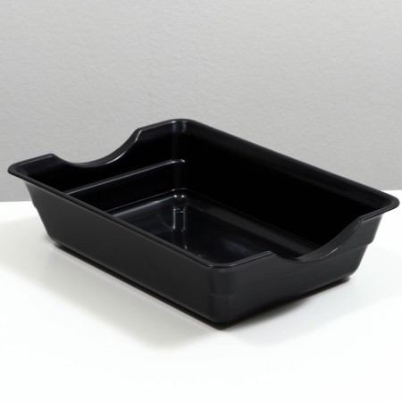 Deep toilet without a mesh 36 x 26 x 9 cm, black-1