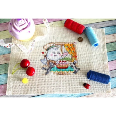 Embroidery set "Sweet output" 10 × 10 cm-2