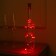 Garland "thread" 1 m dew with a traffic jam, IP20, silver thread, 10 LED, red glow, lr44x3