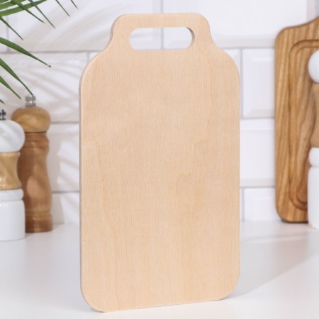 Dressing wooden "bracket", cutting handle, 25 × 15 × 0.6 cm