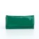 Women's wallet on magnet, green color