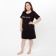 Dress, black color, size 48