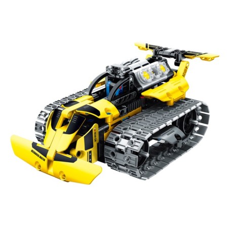 Radio -controlled designer "Construction bulldozer", 3 assembly options, 452 parts-3