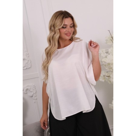 Female blouse, size 50, white color-13