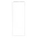 Sleep mirror in a wardrobe on rails, 90 x 35cm, white