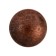 Tundra nails, decorative, 19x22 mm, copper, 50 pcs