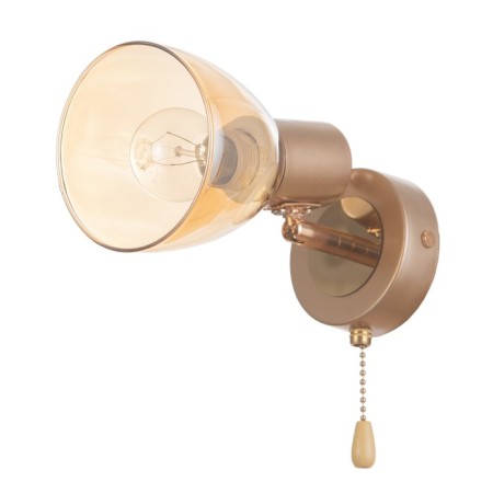 Bra "Judy" 1x60W E14 gold 21x10x19cm-3