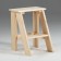 Stool-steel, 40 × 40 × 50cm, from needles