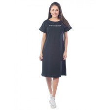 Minimalist trowel dress, size 44, black color