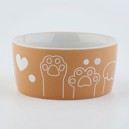 Ceramic Paw bowl, 200 ml, for cats and dogs-2