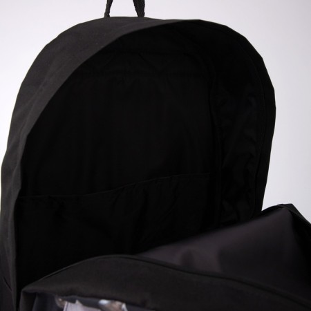 School youth backpack, lightning department, n/pocket, “cat”, black, 33x13x37-9