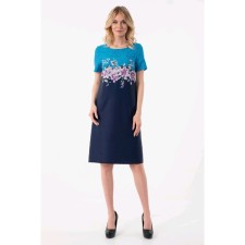 Women's dress, size 42, blue color