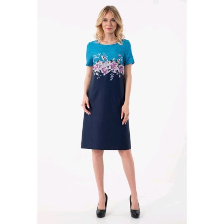 Women's dress, size 42, blue color