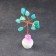 Souvenir "Energy tree. Aventurine green", natural stone, 7 x 3 cm