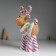 Souvenir Polystone "Deer of sweets with horns-vanies" 18x9.5x29.5 cm