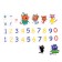 Wooden toy "Three cats" Magnetic board "Figures"