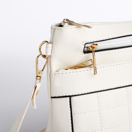 Bag Cross-Bodi with a zipper, dairy color-4