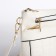 Bag Cross-Bodi with a zipper, dairy color