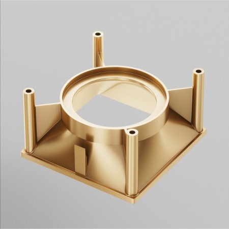 Technical C065-01MG accessory, 6.8x6.8x3.7 cm, color matte gold-2