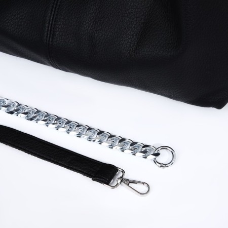 Load bag with lightning, external pocket, black color-5