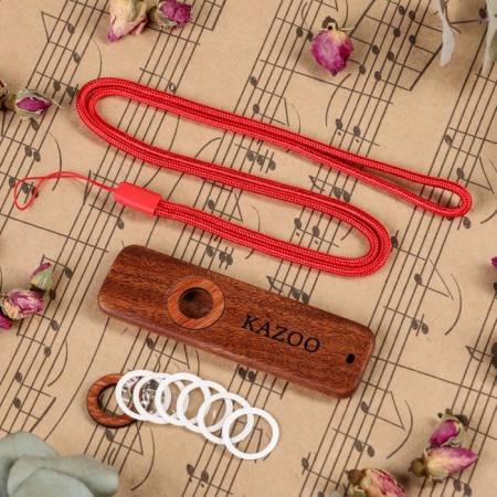 Music Life, wooden, 9.5 x 2.8 cm