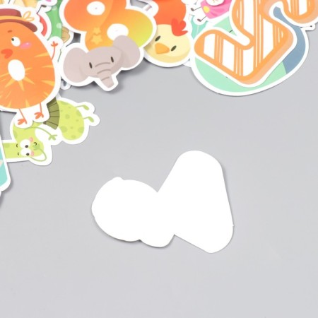Stickers for creativity "Beasts" set 48 pcs 4x8 cm-2