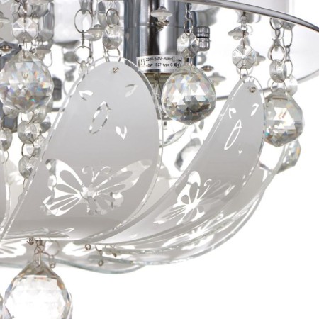 Causteen with PDD "Lacrim" 7x40W E27 chrome 45x45x17cm.-7
