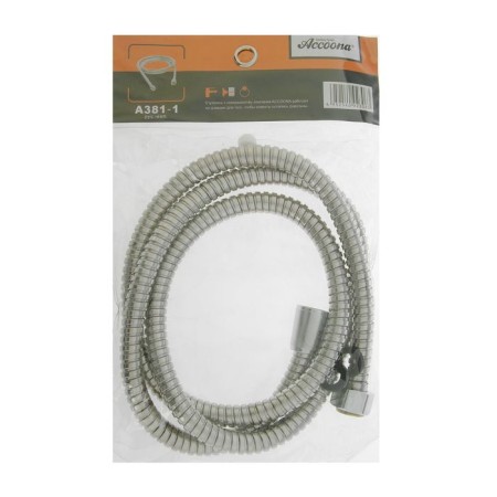 Shower hose Accoona A381-1, 150 cm, for mixers with metric thread M22 (RUS/IMP)-1