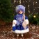Snow Maiden "in a fur vest" 32 cm, blue