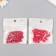 Beads for creativity plastic cylinder "Fuchsia" mix set 20 grams 0.6x0.6x0.5 cm