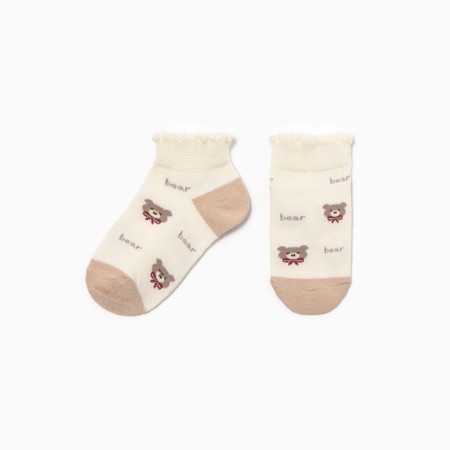 Children's socks "Bear" Minaku, cell (4-8 years)