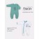 A set of children's overalls on the Rant Twin Boo buttons, height 68 cm, 2 pcs