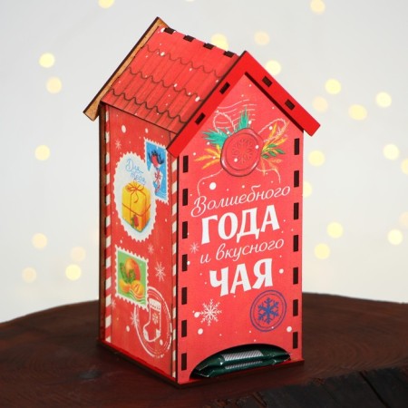 Tea house "Post" 19.2 x 8.6 cm.