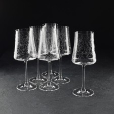A set of glasses for the wine 