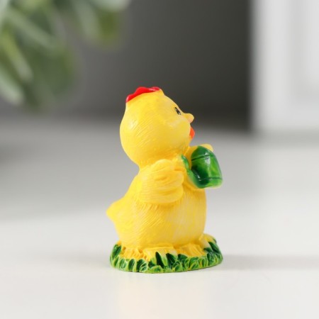 Polystone souvenir "Chicken on the grass" MIX 2x2x3.2 cm-2
