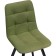 Stool on a metal frame chilli metal/velor, black/green 44x50x85 cm