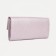 Women's wallet on the Textura button, lilac color
