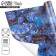 Glossy packaging paper "New Year's space", 70 x 100 cm, New Year