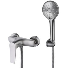 Lemark Bronx LM3703GM shower mixer, single -leaf, without spout, watering can