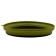 Silicone plate with a plastic bottom, 25.5 x 25.5 x 4, olive color