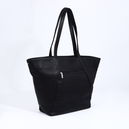 Salome-Salome bag on lightning, external pocket, black color-1