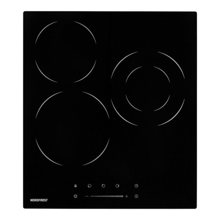 The hock surface NordFrost EM 4539 B, touch, 3 burners, black-1