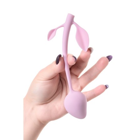 Vaginal ball, silicone, pink color, d 3 cm-5