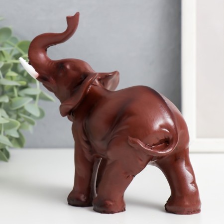 Souvenir "Elephant" under the red tree 13.5x14.5x6 cm-1