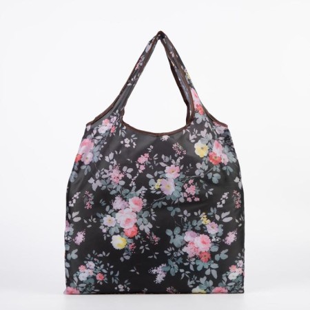 Household bag without fastening, black color-1