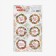 Stickers for flowers and gifts "Wreaths", 16 × 9.5 cm