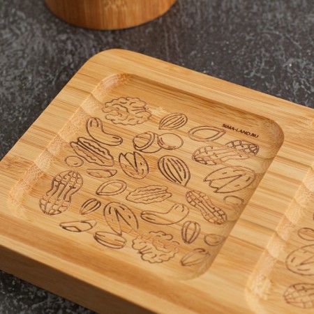 Menzhitsa wooden "Nuts", 17x9.5x1.5 cm-4